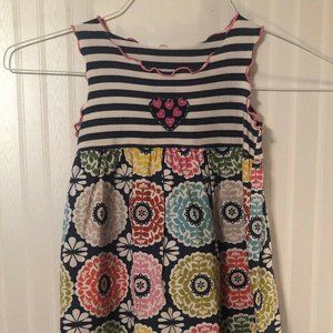 Tutu & Lilli Dress Girls Stripe Medallion Sleevele